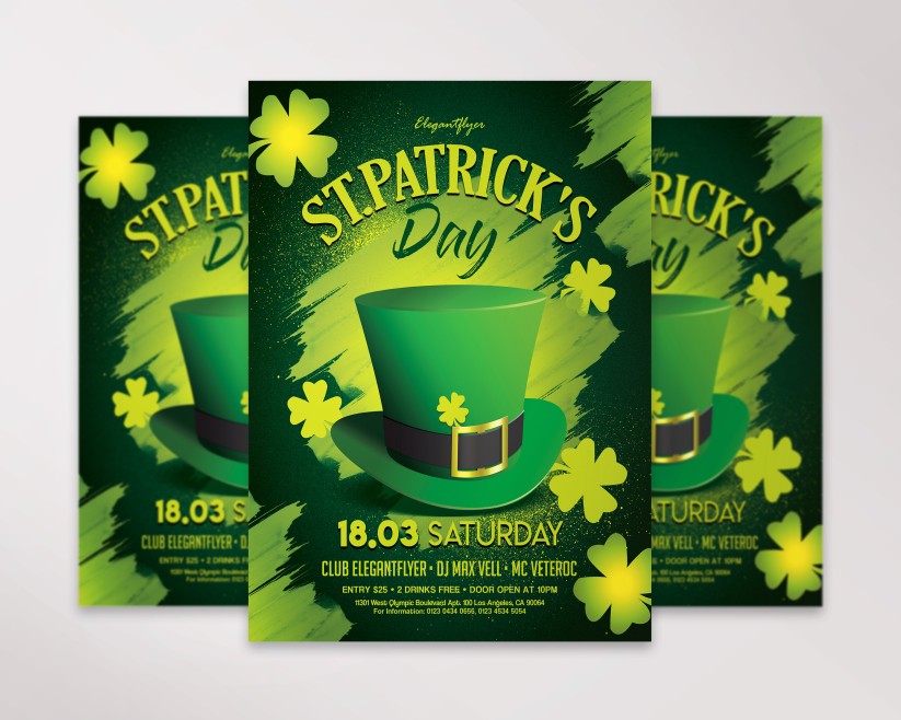St. Patrick’s Day Free Flyer PSD Template 5 St. Patrick’s Day Free Flyer PSD Template 5