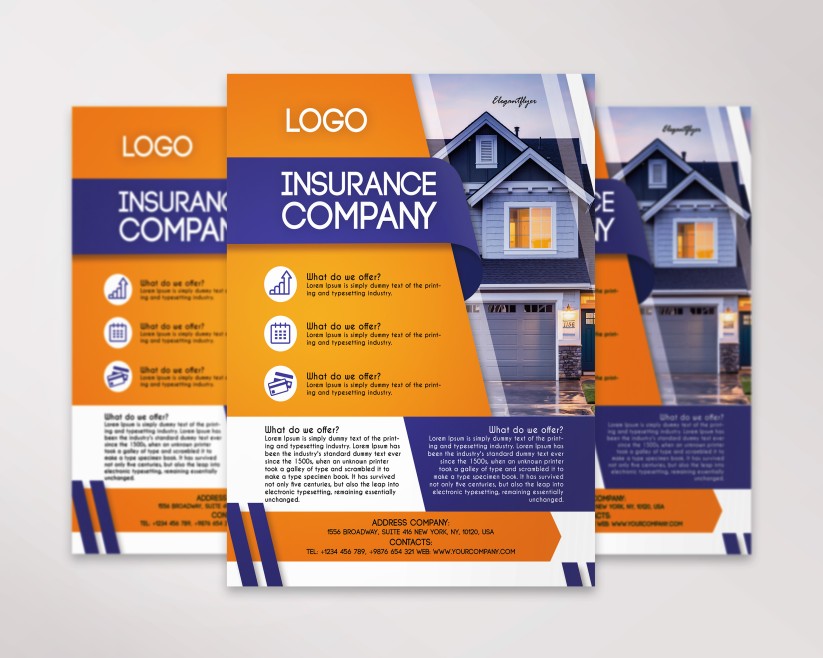 INSURANCE COMPANY – FREE PSD FLYER TEMPLATE 1 INSURANCE COMPANY – FREE PSD FLYER TEMPLATE 1