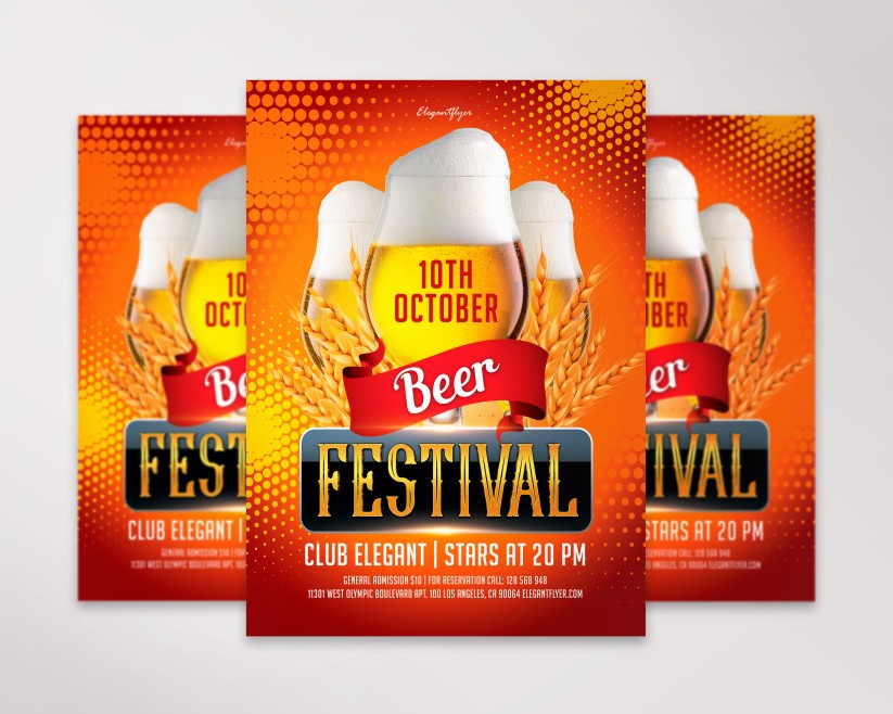 10 Beer Festival – Free PSD Flyer Template 10 Beer Festival – Free PSD Flyer Template