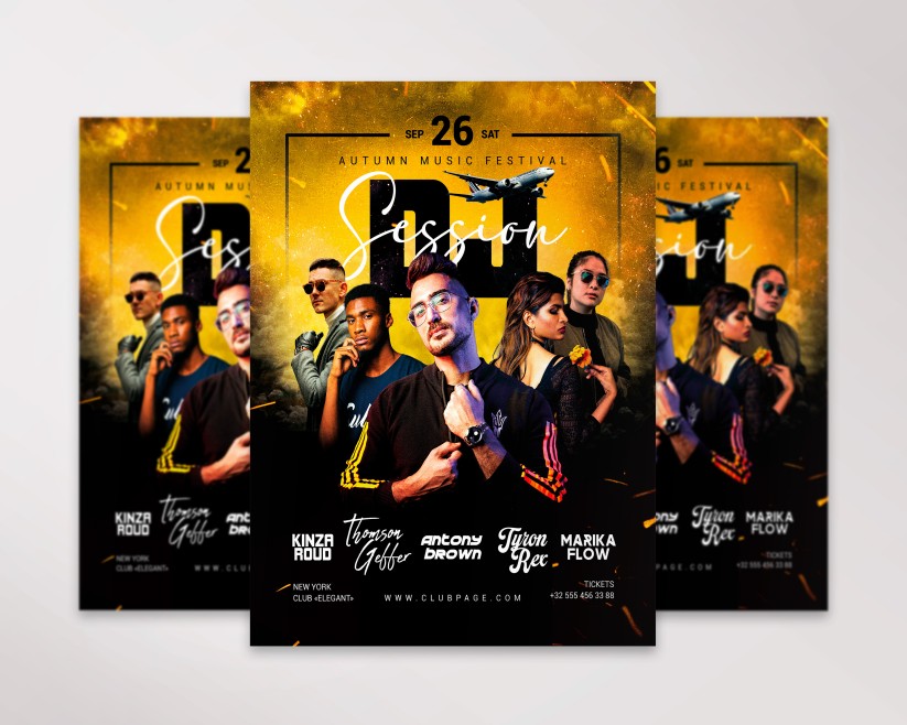 DJ SESSION - PREMIUM PSD FLYER TEMPLATE DJ SESSION - PREMIUM PSD FLYER TEMPLATE