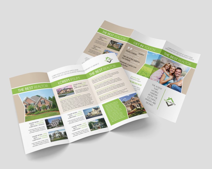 Free Real Estate Trifold Brochure Template in PSD Free Real Estate Trifold Brochure Template in PSD