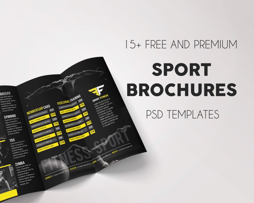 15+ Free Sport Brochures PSD Templates (+Premium)