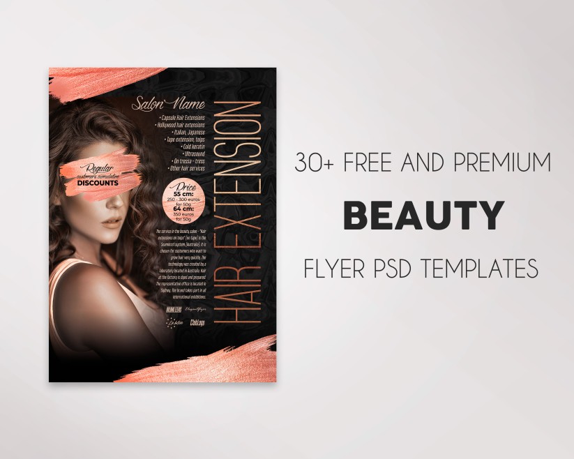 30+ Free Beauty & Spa Flyers Templates in PSD + Premium Version!