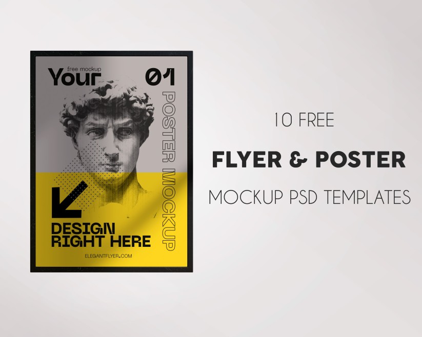10+ Free Photoshop PSD Flyer/Poster Mockups