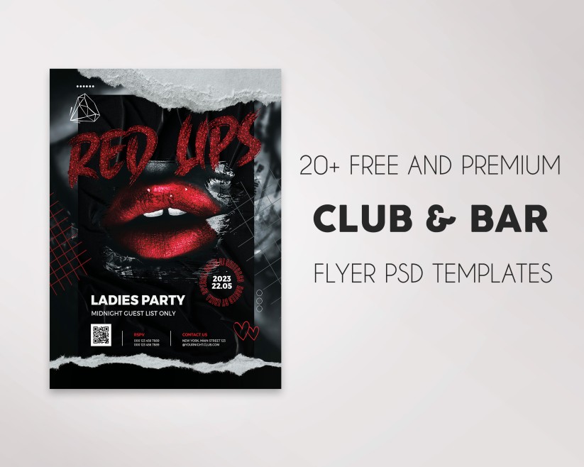 20+ Exclusive PSD Flyer Templates for night clubs, restaurants, bars & Special themed events!