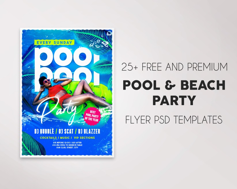 22+ Free Hot Beach and Pool Party Invitation PSD Templates & Premium Version!