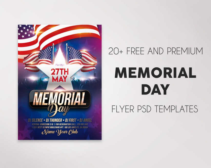 20+ Free Memorial Day Flyer PSD Templates (+Premium)