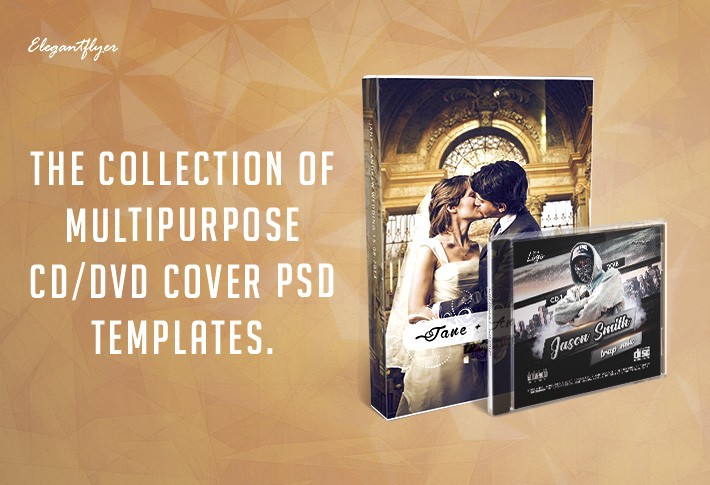 The Collection of Multipurpose Free CD Cover PSD Templates