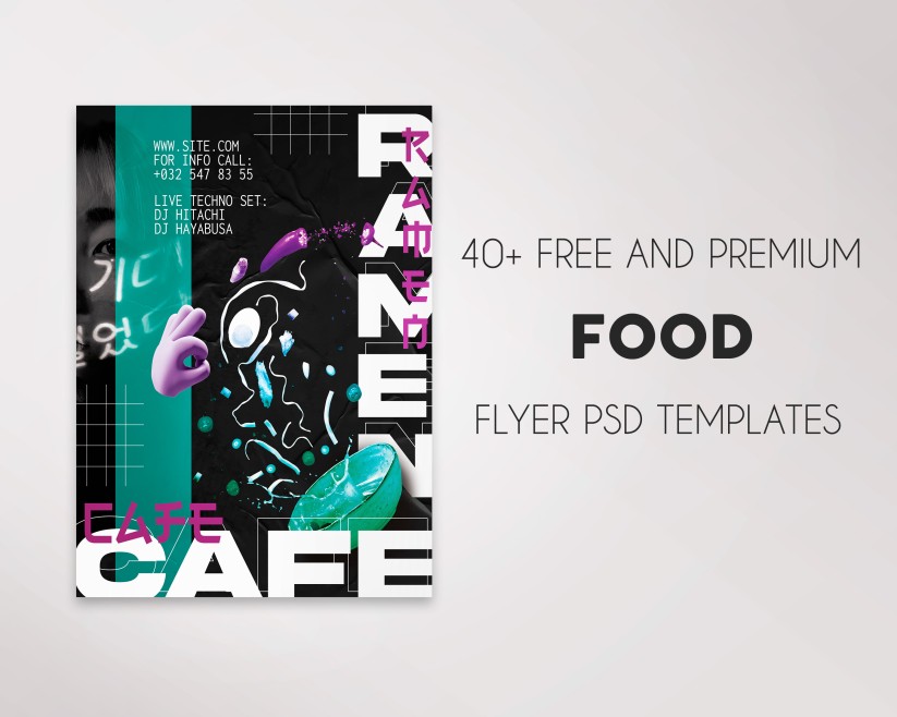 40 Free Food Flyer Templates in PSD + Premium Version