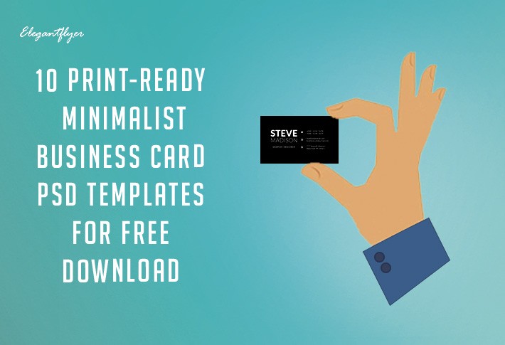 15 Print-Ready Minimalist Business Card PSD Templates for Free Download
