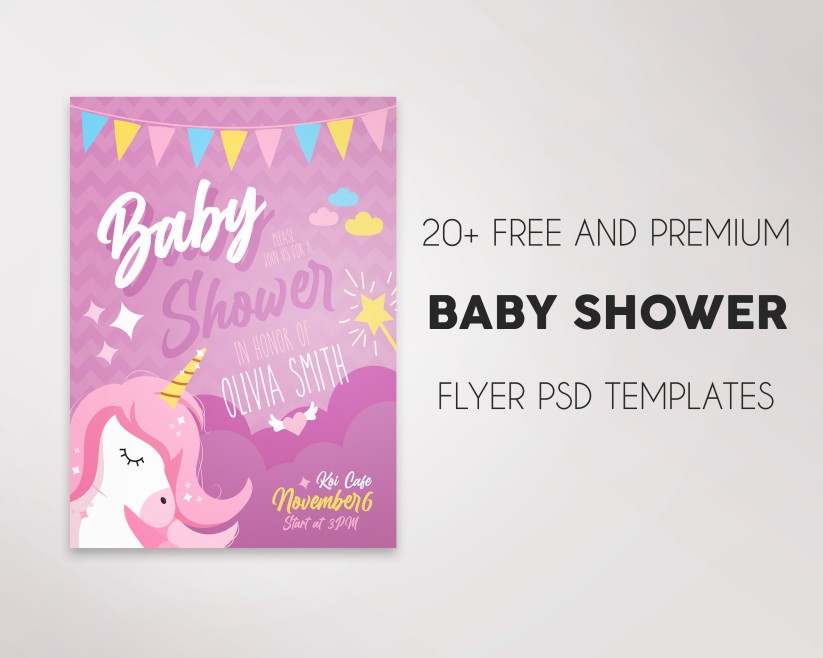 20+ Free Baby Shower Invitation Templates in PSD for Girls and Boys & Premium Version!