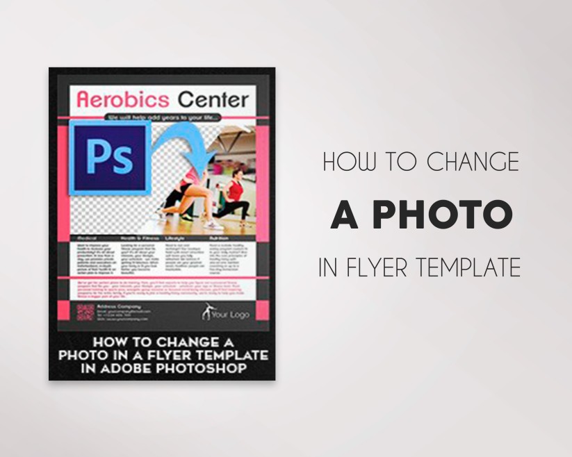 How to Change a Photo in a Flyer Template in Adobe Photoshop (.PSD)