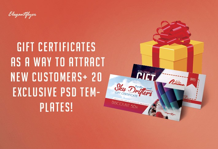 Gift Certificates as a Way to Attract New Customers+ 20 Exclusive PSD Templates!