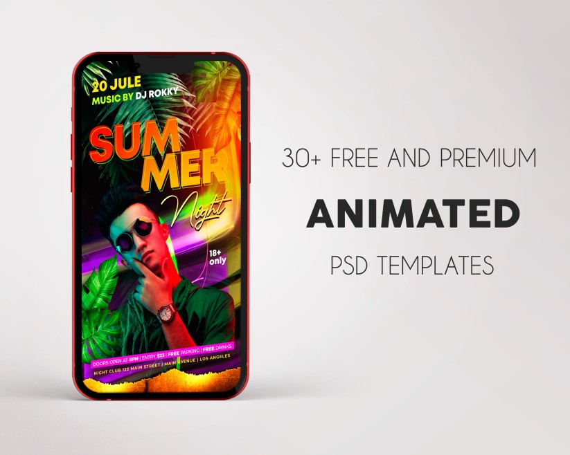 30+ Animated Instagram Templates in PSD