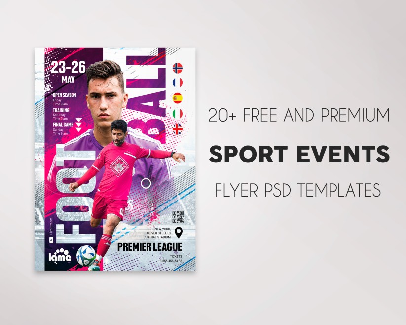 Best Flyer PSD Templates to Get Prepared for Sports Events