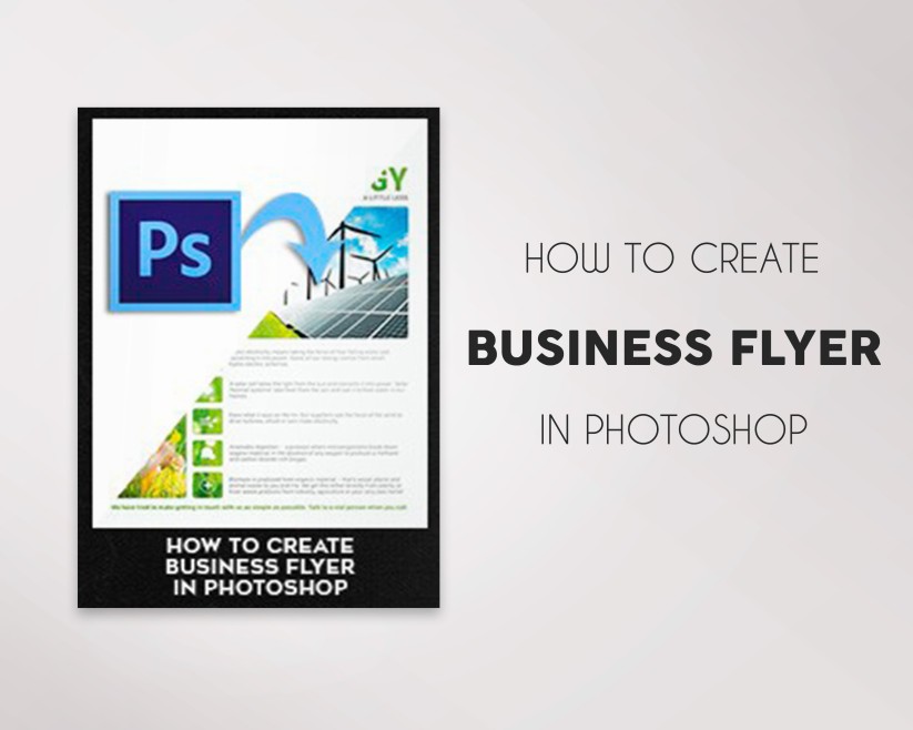 How to create Business flyer in Photoshop (.PSD)