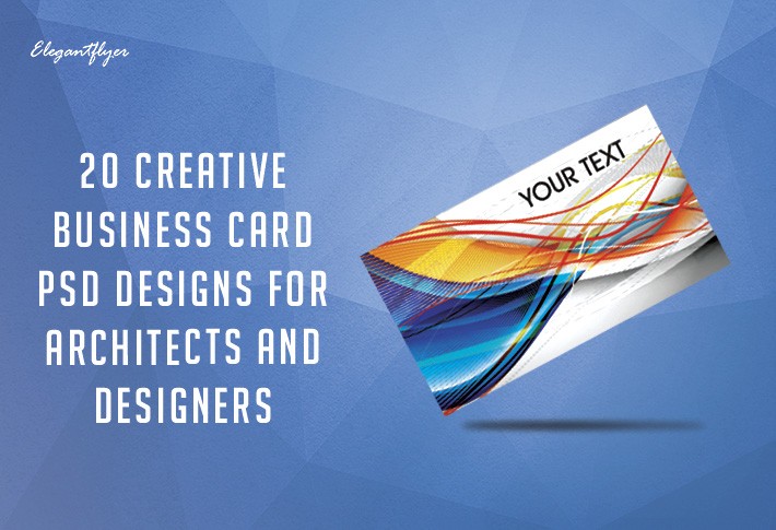 20 Business Card PSD and Vector Designs for Architects and Designers