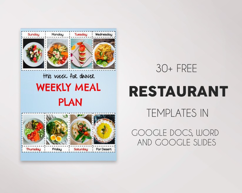 30+ Free Restaurant Templates in Google Docs, Slides, and Word (Best in 2021)