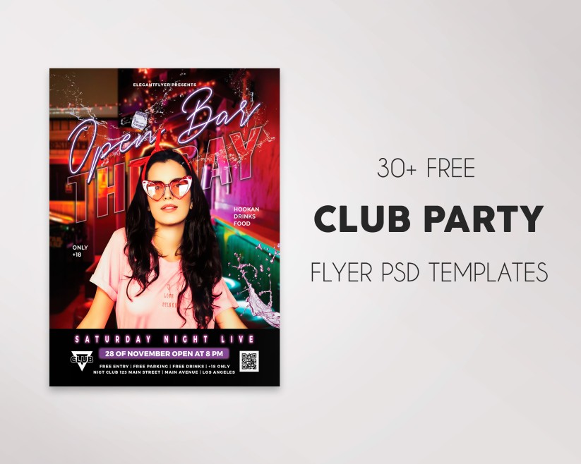 30 Night Club Party Free Flyer Templates 2023