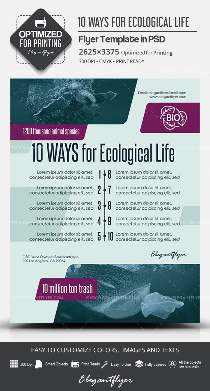 10 Ways for Ecological Life by ElegantFlyer