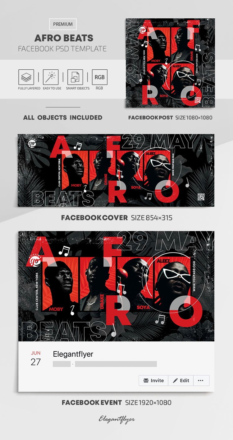 Afro Beats - Afrykańskie utwory muzyczne. by ElegantFlyer