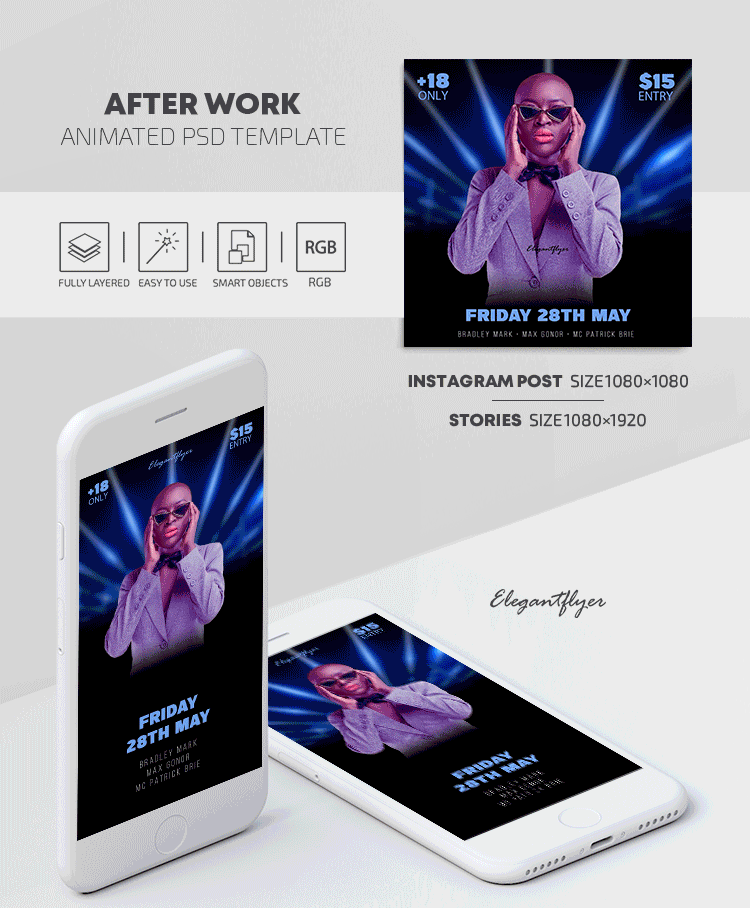After Work – Free Animated Instagram Stories + Instagram Post ...
