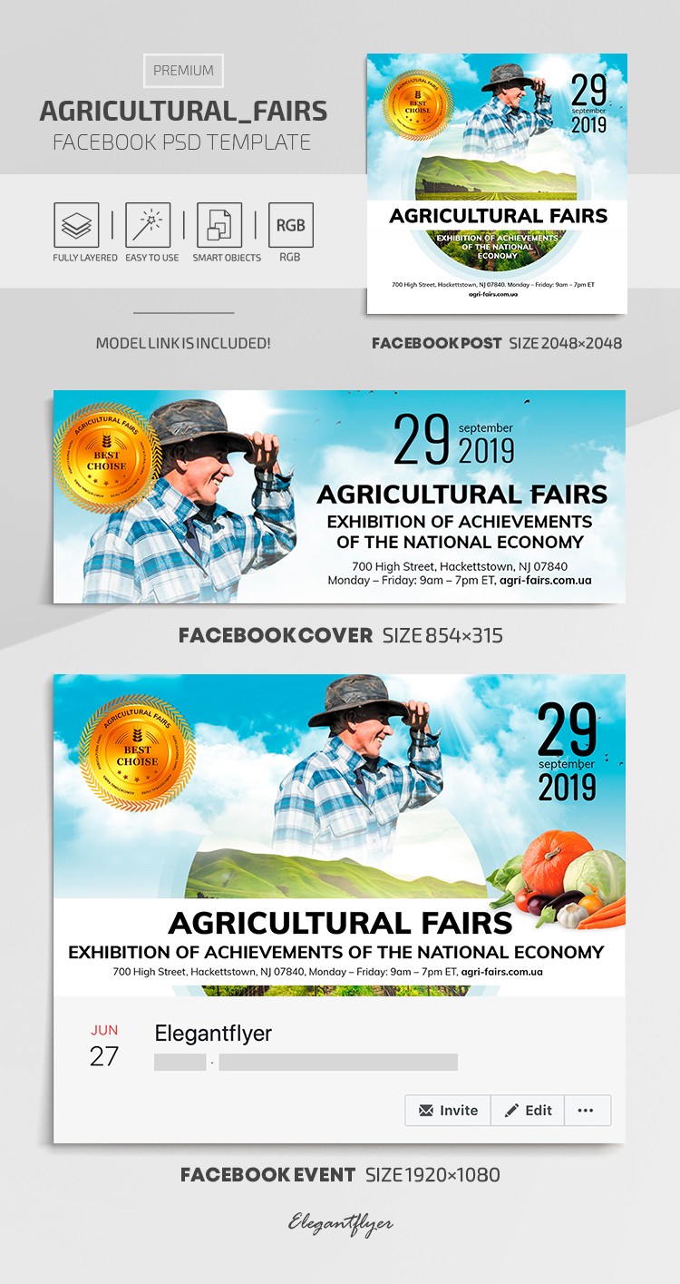 Agricultural Fairs Facebook by ElegantFlyer