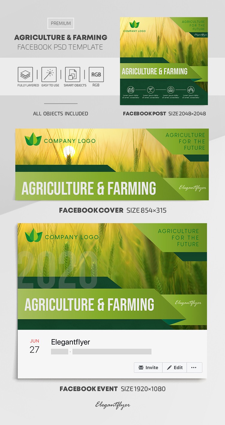 Agriculture and Farming Facebook by ElegantFlyer