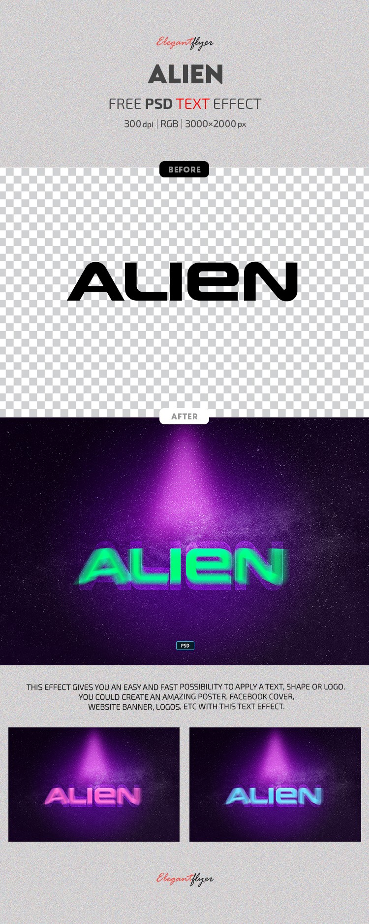 Alien Text Effect by ElegantFlyer