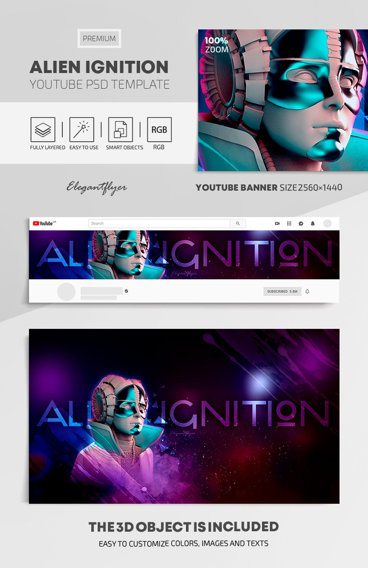 Alien Ignition Youtube by ElegantFlyer