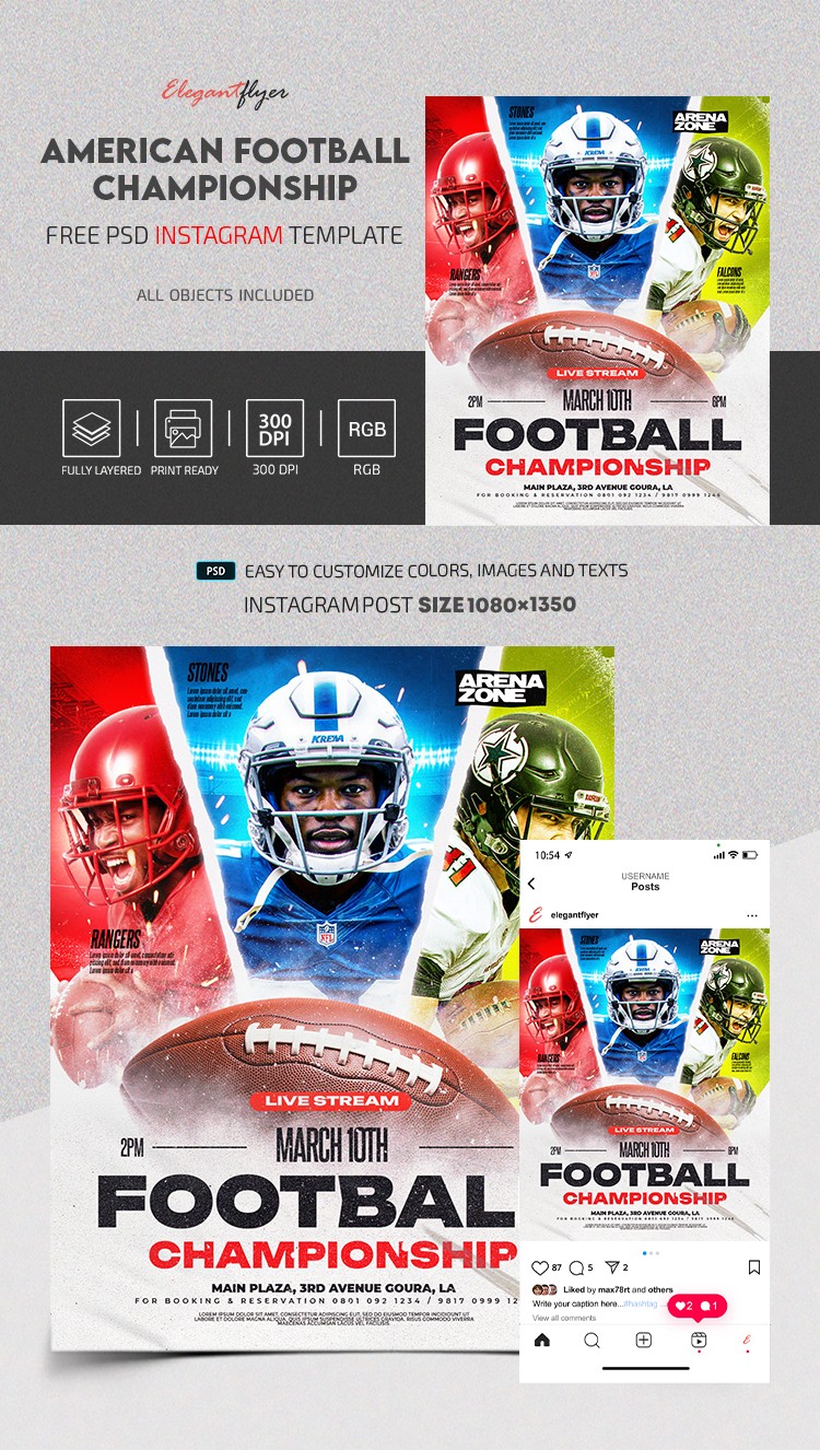 Campeonato de Futebol Americano
Confira as últimas notícias sobre o Campeonato de Futebol Americano em nosso site!
<a href="/pt-br/news">Clique aqui</a> para saber mais.
#futebolamericano #campeonato #notícias by ElegantFlyer