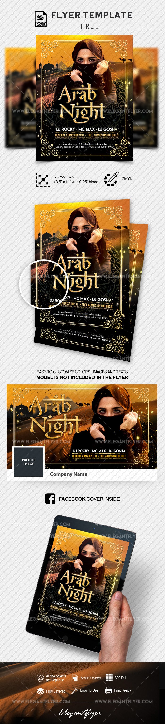 Arabische Nacht Party by ElegantFlyer