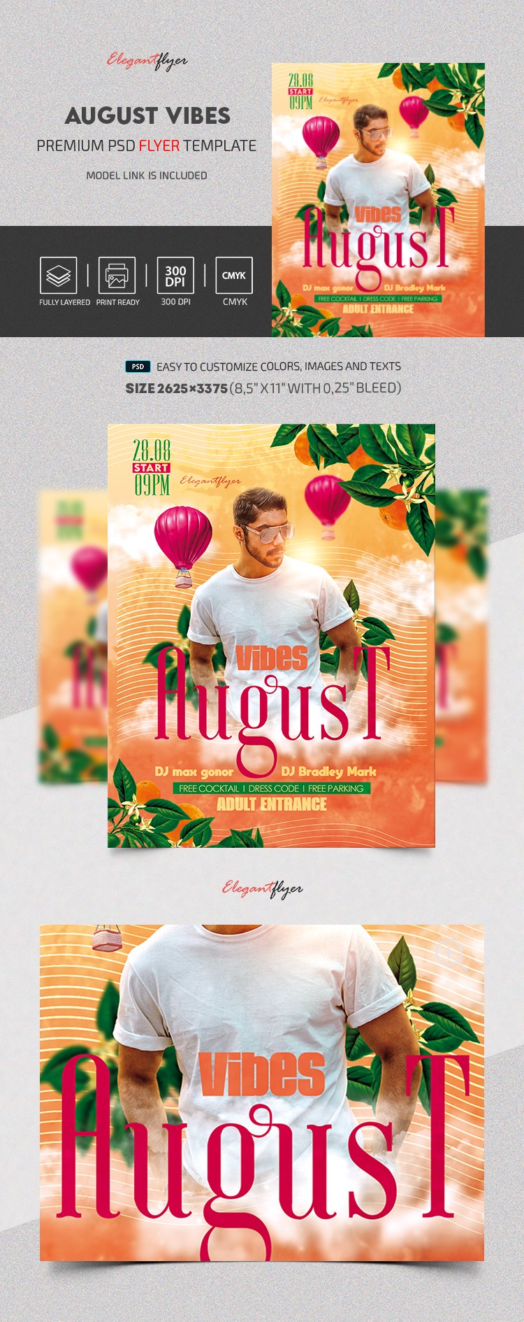 August Vibes Flyer by ElegantFlyer