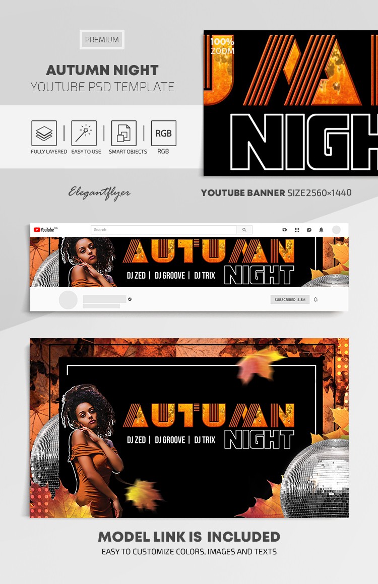 Autumn Night Youtube by ElegantFlyer