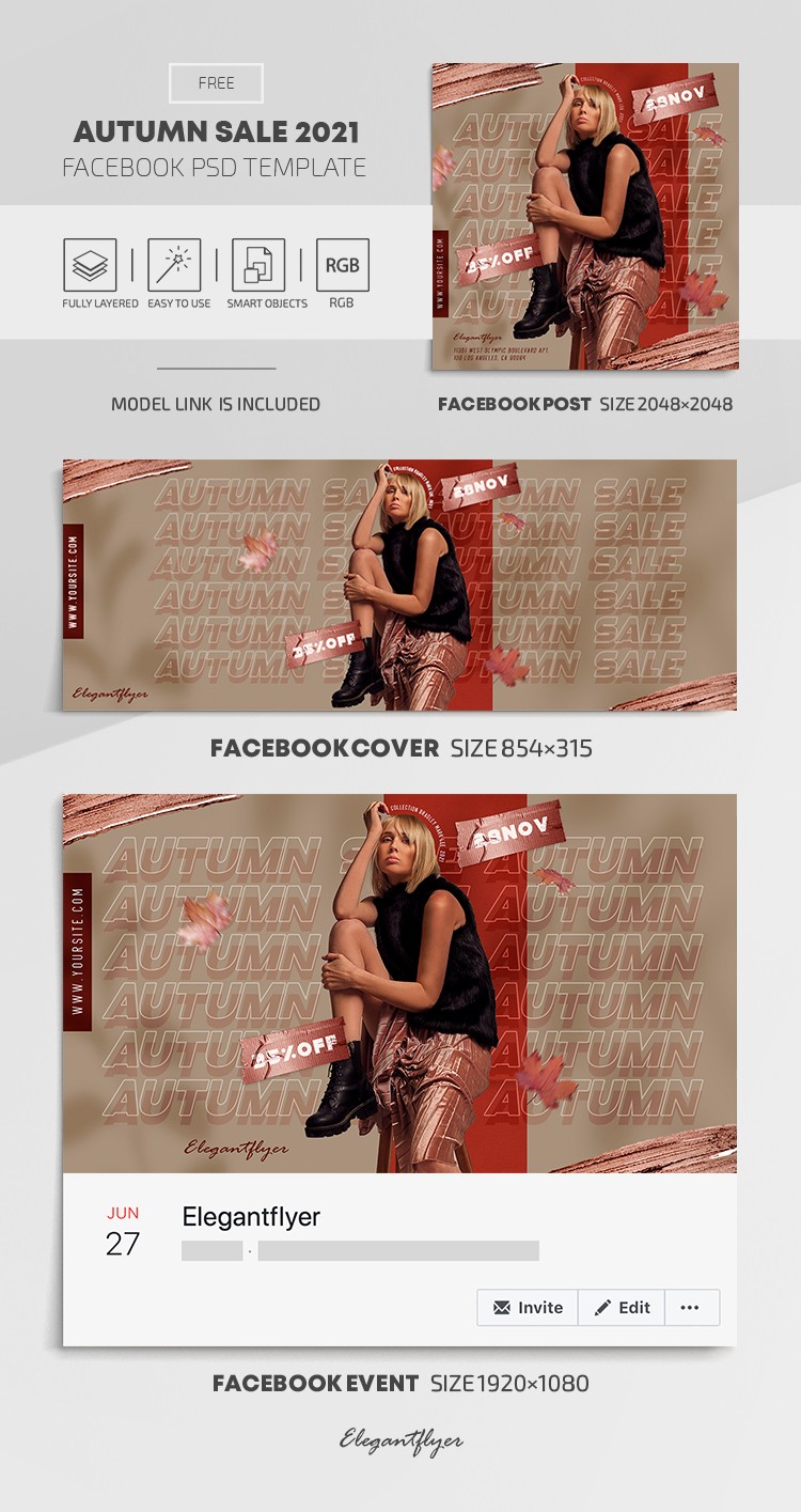 Autumn Sale 2021 Facebook by ElegantFlyer