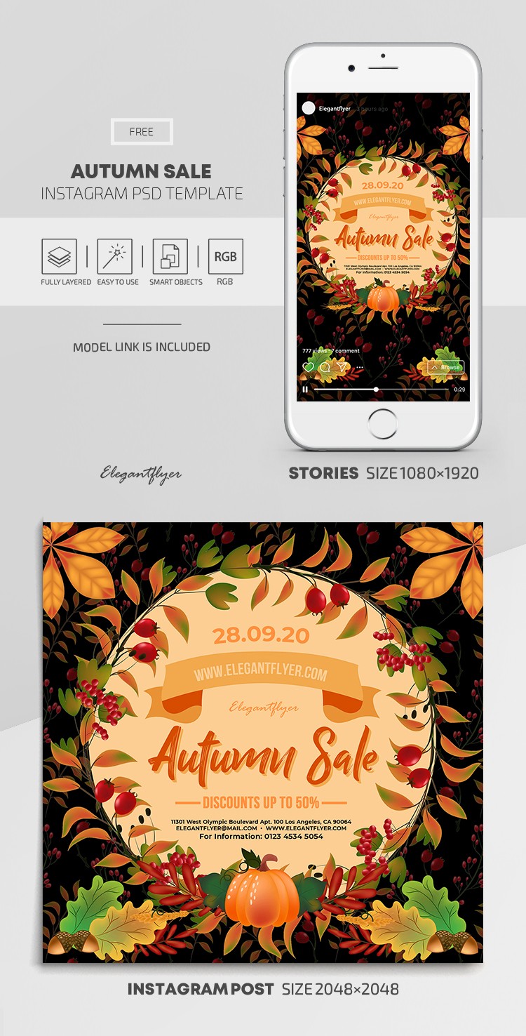 Herbstverkauf by ElegantFlyer