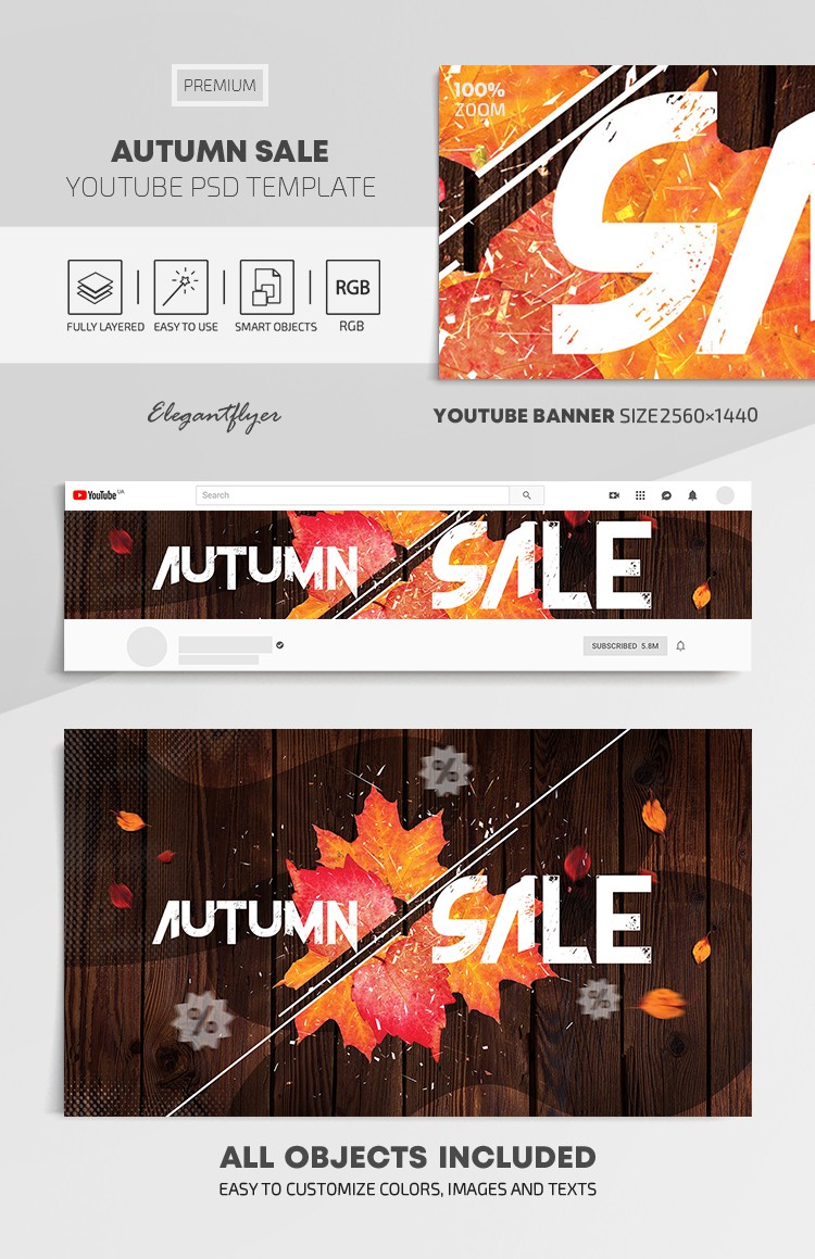 Autumn Sale Youtube by ElegantFlyer