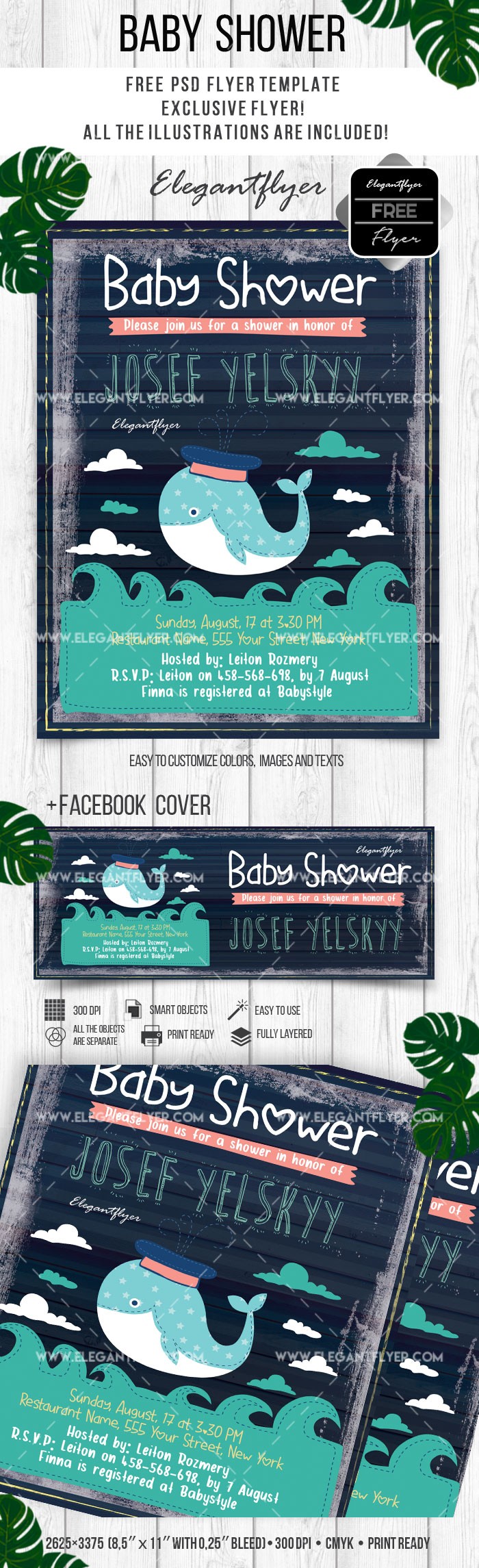 Urocza Baby Shower by ElegantFlyer