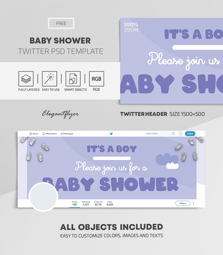 Baby Shower by ElegantFlyer