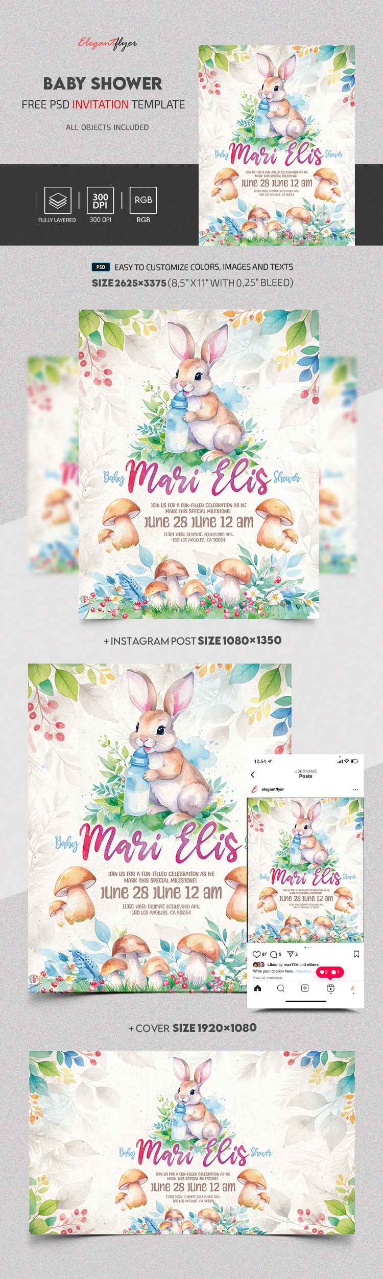 Baby Shower by ElegantFlyer Baby Shower by ElegantFlyer
