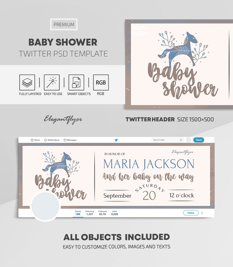 Baby Shower by ElegantFlyer