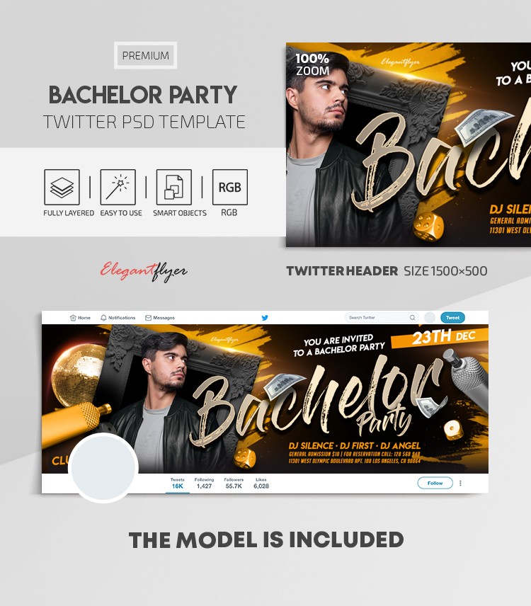 Bachelor Party by ElegantFlyer