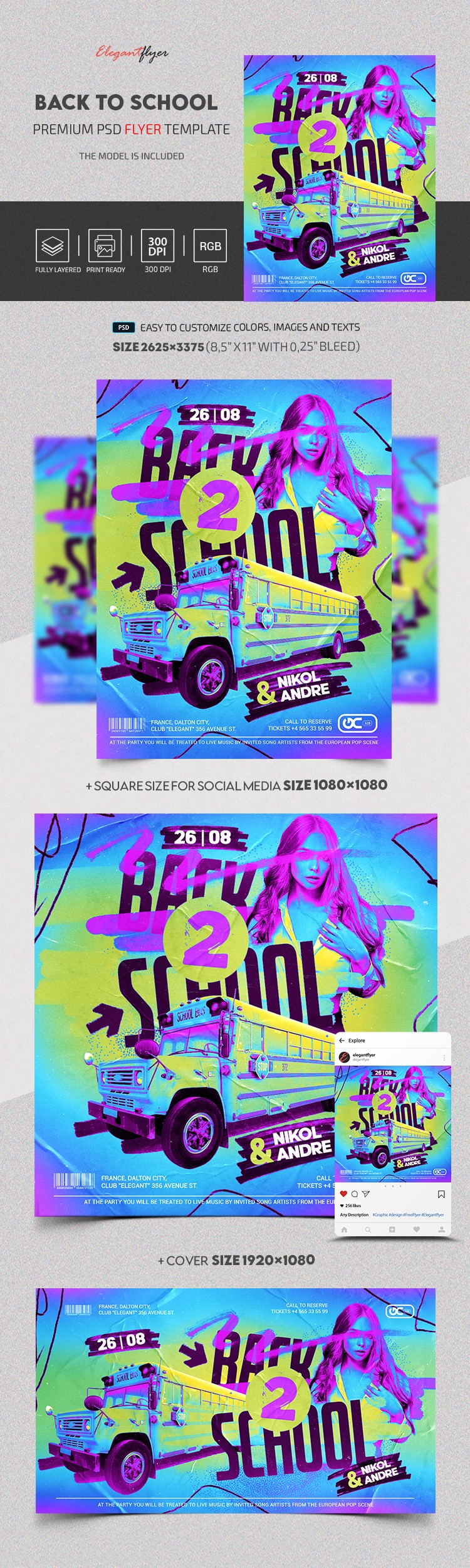 Ritorno alla Festa di Scuola by ElegantFlyer