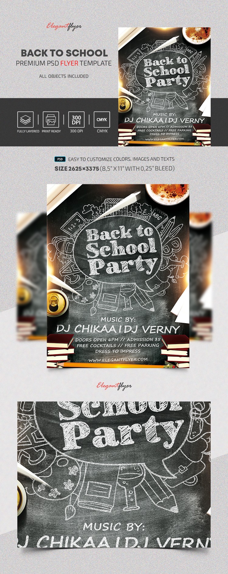 Back to School Party by ElegantFlyer