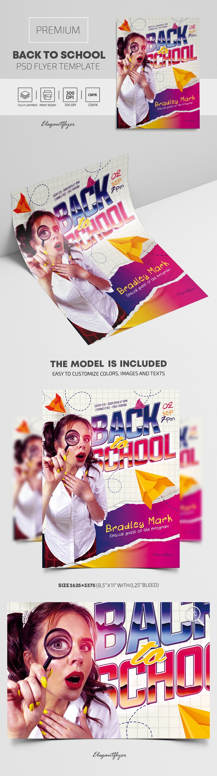 Flyer de Rentrée Scolaire by ElegantFlyer