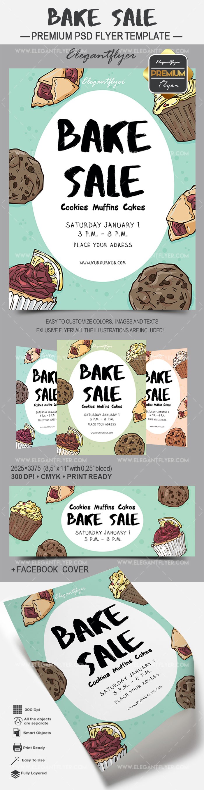 Venta de pasteles by ElegantFlyer