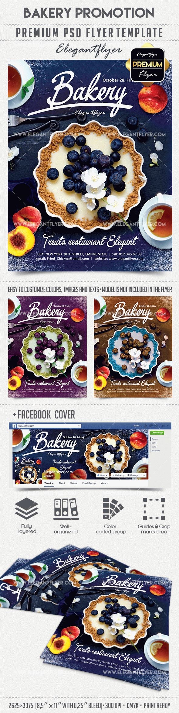 Promotion de boulangerie by ElegantFlyer