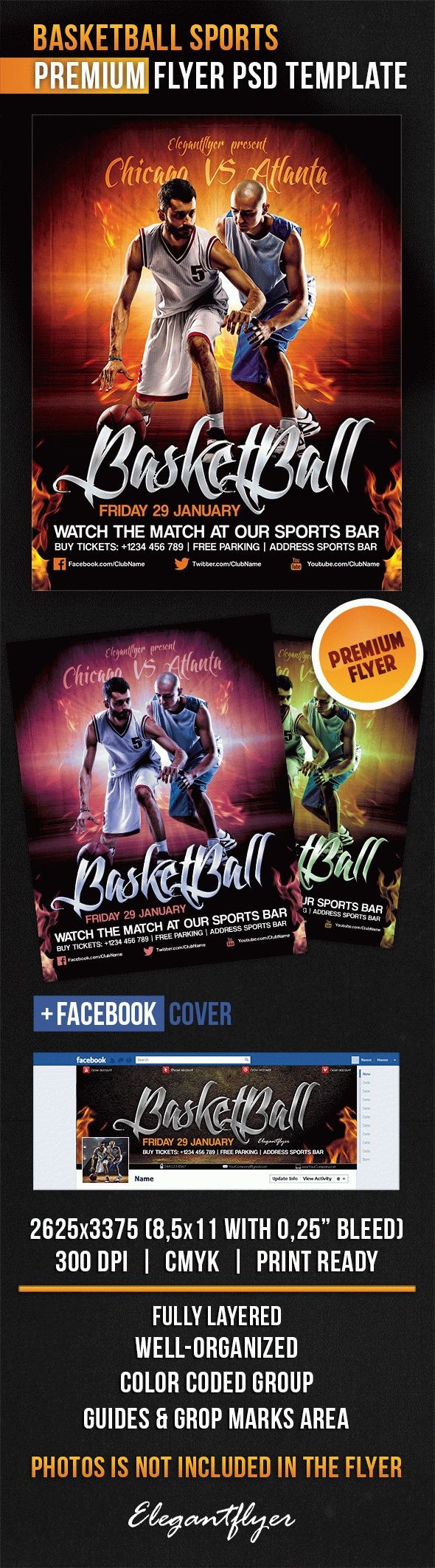 BasketBall Sports by ElegantFlyer