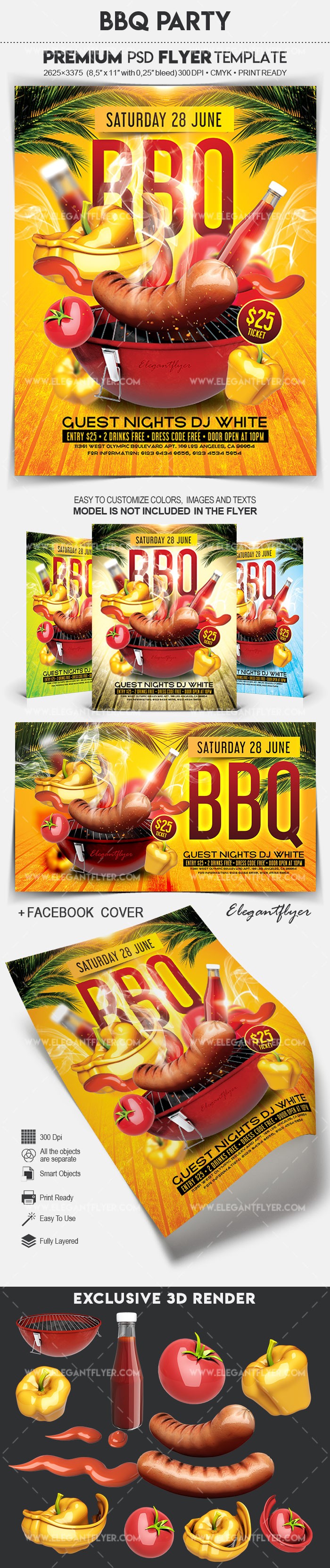 Fiesta de barbacoa by ElegantFlyer