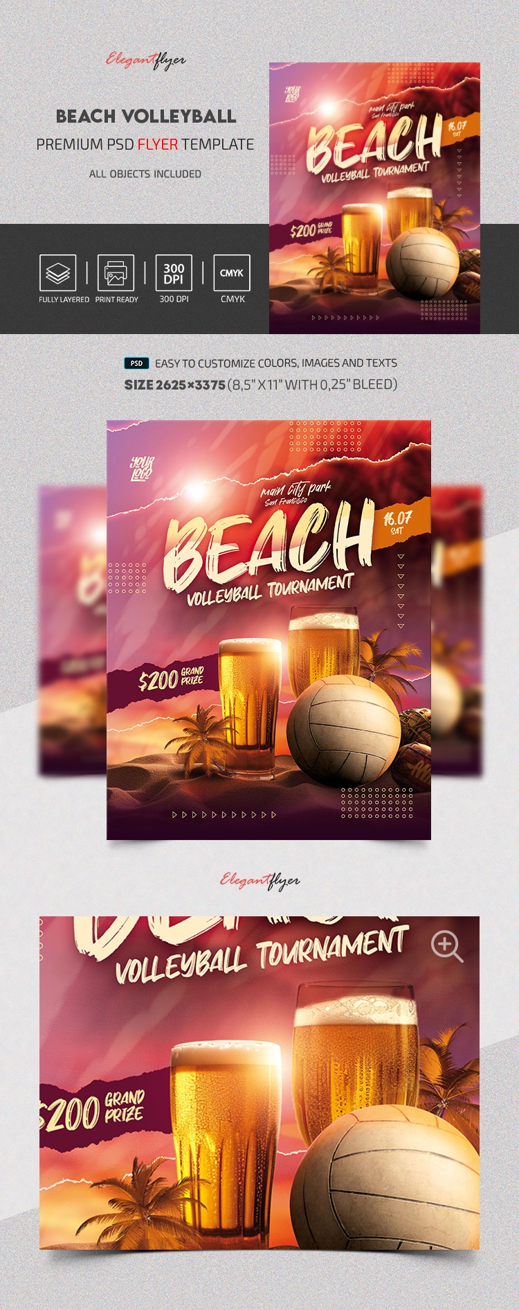 Beach Volleyball by ElegantFlyer